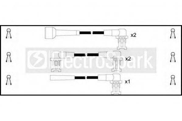 Комплект дротів запалення STANDARD OEK141