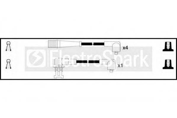 STANDARD OEK071 Комплект проводов зажигания