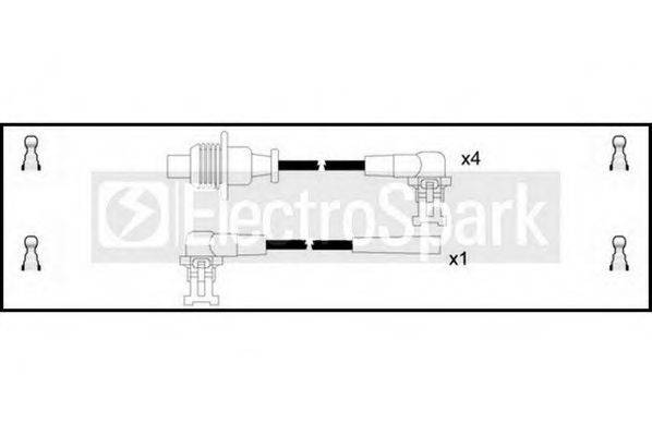 STANDARD OEK080 Комплект проводов зажигания