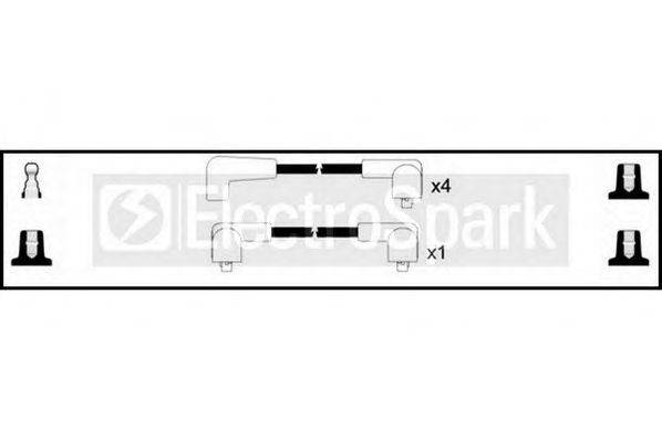 Комплект проводов зажигания STANDARD OEK038