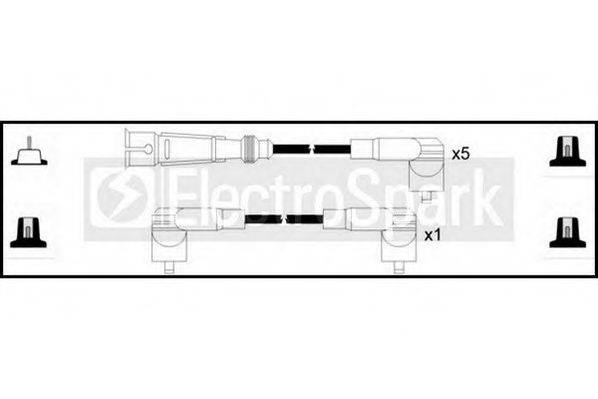 STANDARD OEK164 Комплект дротів запалення