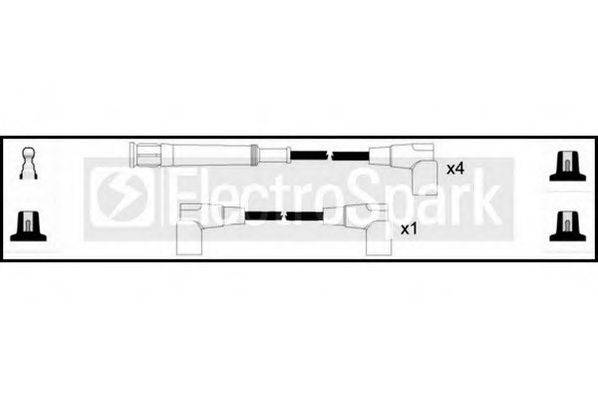 STANDARD OEK155 Комплект дротів запалення