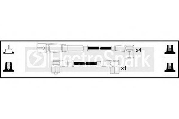 Комплект проводов зажигания STANDARD OEK163