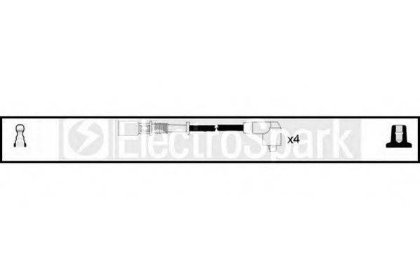 Комплект проводов зажигания STANDARD OEK019