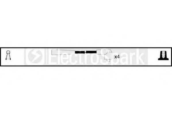 STANDARD OEK263 Комплект проводов зажигания