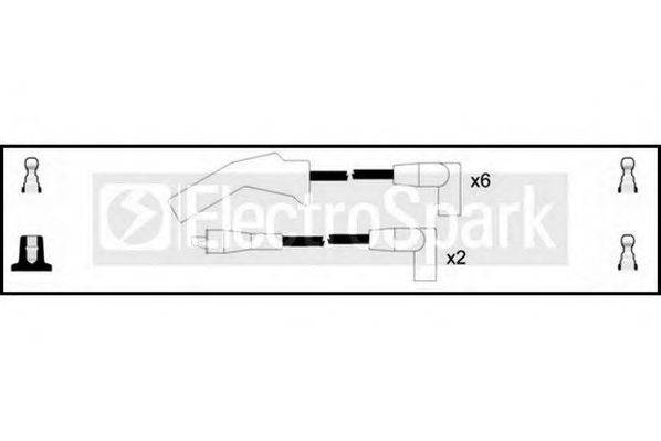 Комплект проводов зажигания STANDARD OEK060
