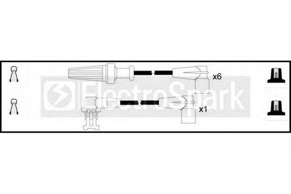 STANDARD OEK575 Комплект дротів запалення