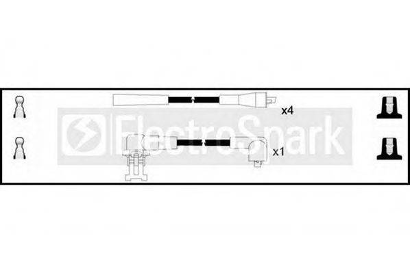 STANDARD OEK025 Комплект проводов зажигания
