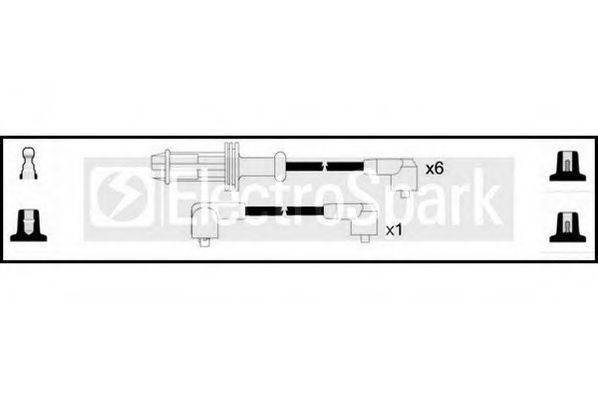 STANDARD OEK437 Комплект проводов зажигания