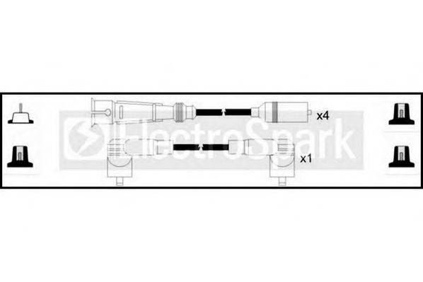 Комплект дротів запалення STANDARD OEK171