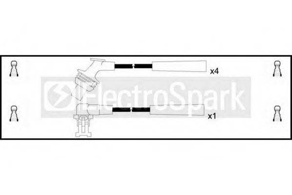 Комплект проводов зажигания STANDARD OEK070