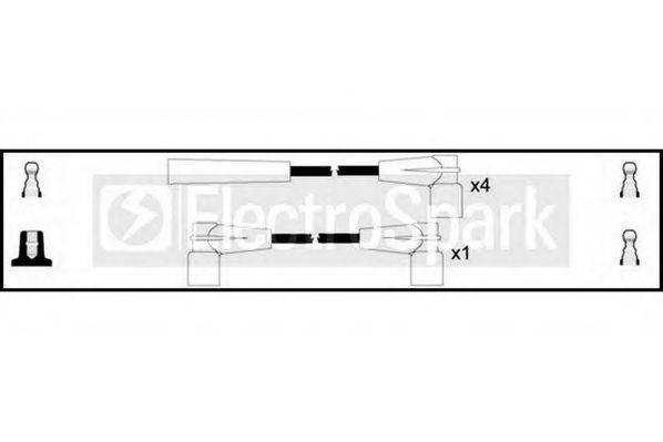 STANDARD OEK381 Комплект дротів запалення