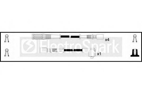 Комплект дротів запалення STANDARD OEK120