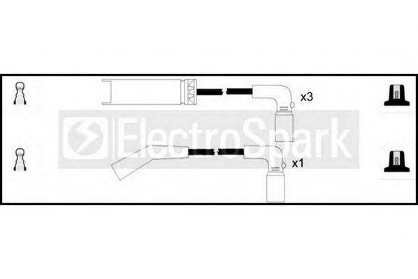Комплект проводов зажигания STANDARD OEK645