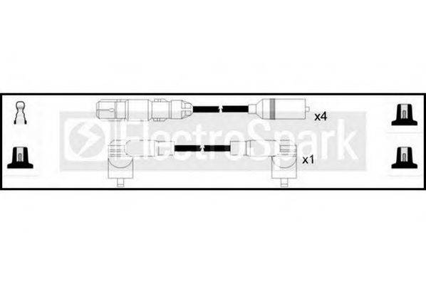 Комплект проводов зажигания STANDARD OEK978
