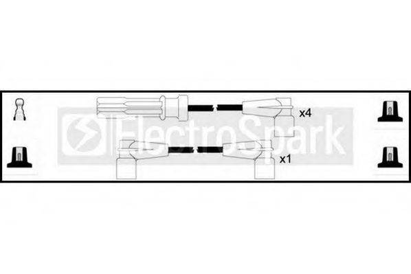 Комплект проводов зажигания STANDARD OEK145