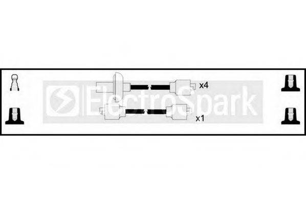 Комплект проводов зажигания STANDARD OEK391