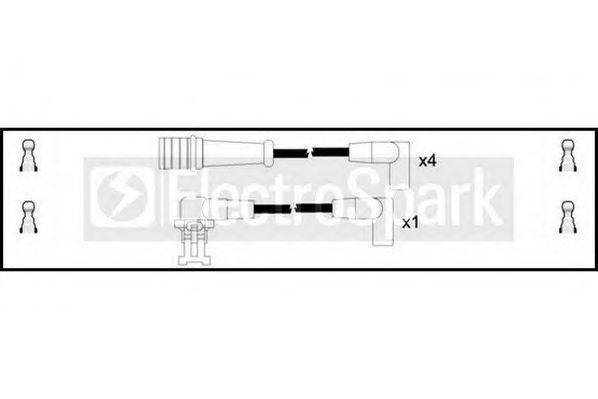 STANDARD OEK035 Комплект проводов зажигания