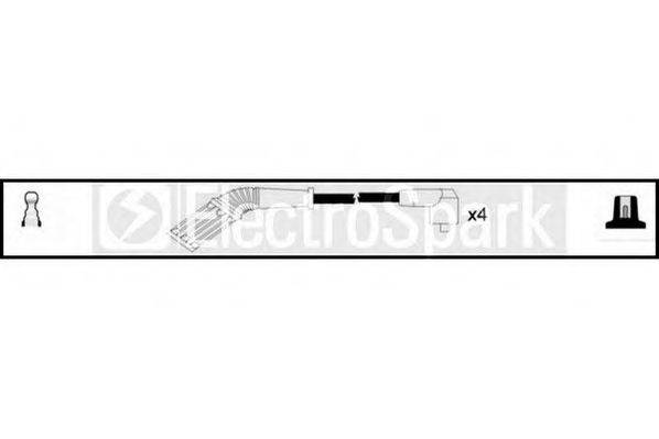 STANDARD OEK467 Комплект проводов зажигания