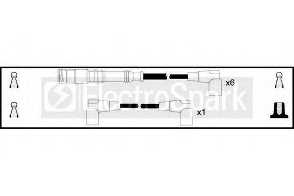 STANDARD OEK382 Комплект дротів запалення