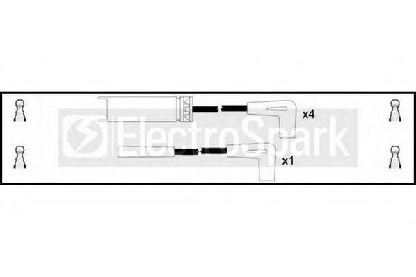 Комплект проводов зажигания STANDARD OEK900