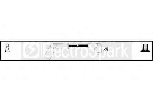 STANDARD OEK462 Комплект проводов зажигания