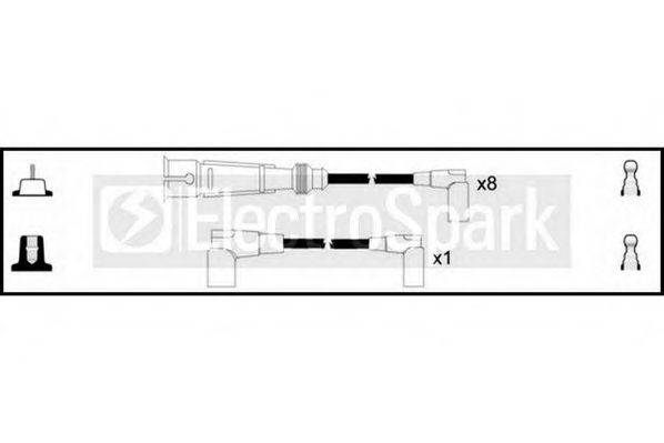 Комплект дротів запалення STANDARD OEK268