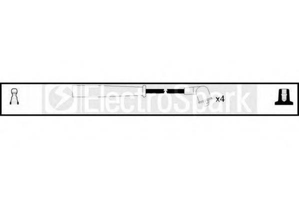 STANDARD OEK346 Комплект проводов зажигания