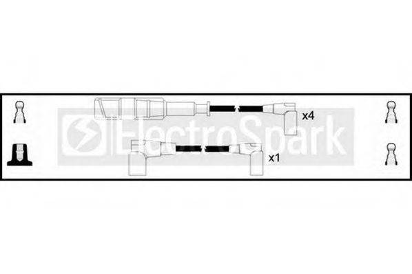 STANDARD OEK169 Комплект проводов зажигания