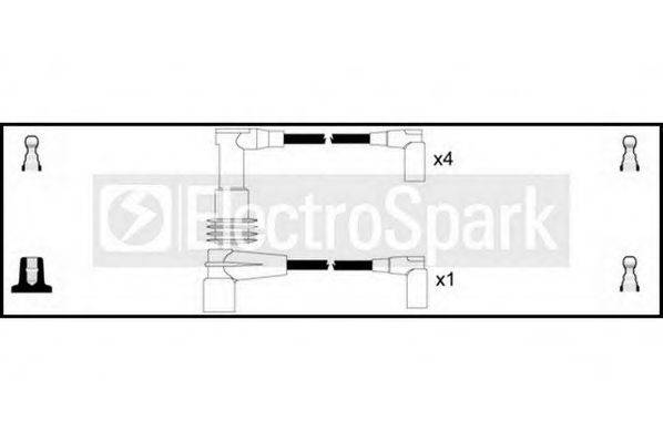 Комплект проводов зажигания STANDARD OEK431
