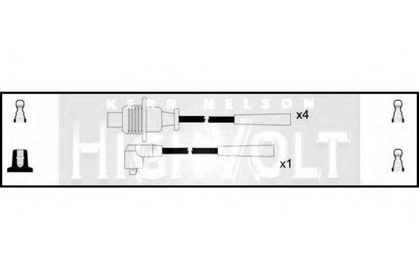 Комплект проводов зажигания STANDARD OEF228