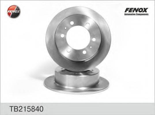 FENOX TB215840 Тормозной диск