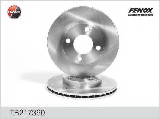 Тормозной диск FENOX TB217360