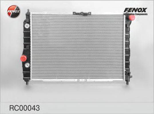 FENOX RC00043 Радіатор, охолодження двигуна