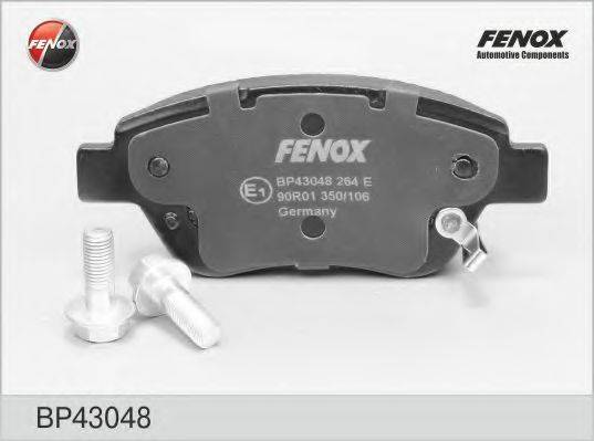 FENOX BP43048 Комплект тормозных колодок, дисковый тормоз