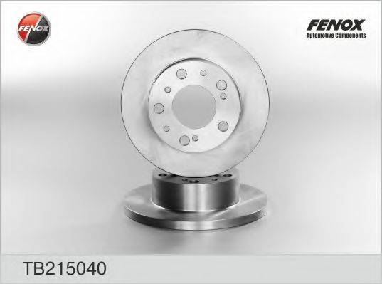 FENOX TB215040 гальмівний диск