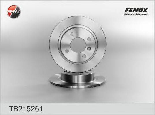 FENOX TB215261 гальмівний диск
