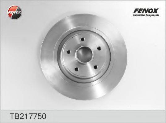 FENOX TB217750 гальмівний диск