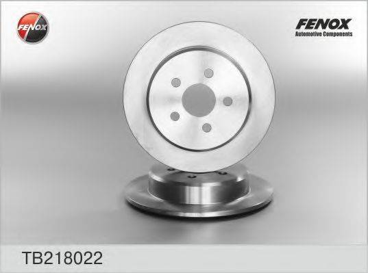 FENOX TB218022 гальмівний диск