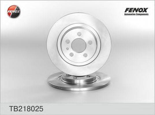 FENOX TB218025 Тормозной диск