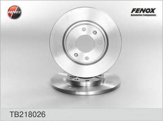 FENOX TB218026 гальмівний диск