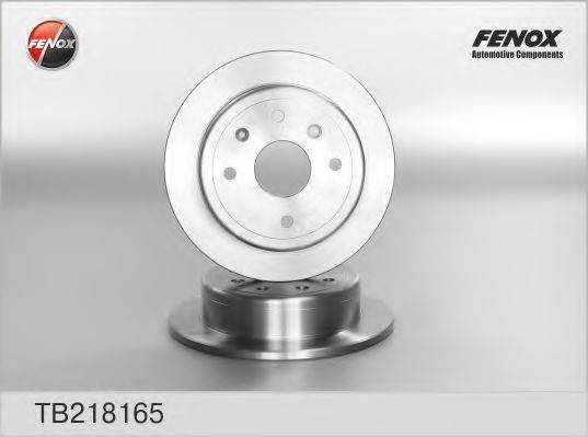 FENOX TB218165 гальмівний диск