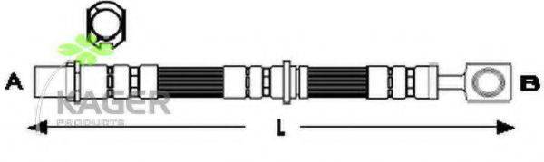 Гальмівний шланг KAGER 38-0535