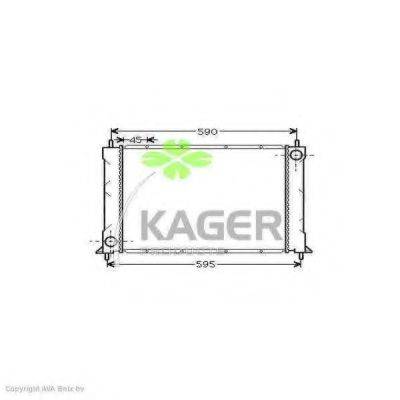 KAGER 310077 Радиатор, охлаждение двигателя