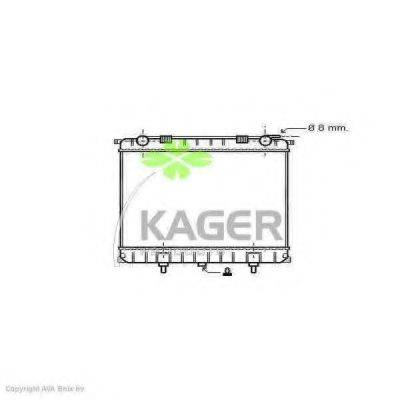 KAGER 310092 Радиатор, охлаждение двигателя