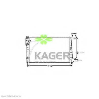 Радіатор, охолодження двигуна KAGER 31-0156