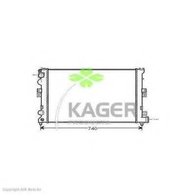 KAGER 310164 Радиатор, охлаждение двигателя