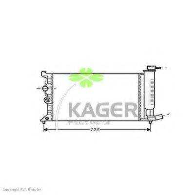 Радіатор, охолодження двигуна KAGER 31-0169