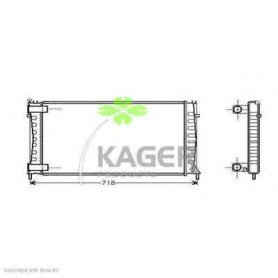 Радиатор, охлаждение двигателя KAGER 31-0186