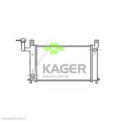 Радіатор, охолодження двигуна KAGER 31-0234